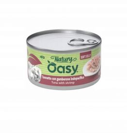 Oasy Wet Cat Natury Soft Jelly - Tuna With Prawn